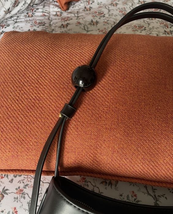 Jacquemus Le Bisou Leather Handbag Black