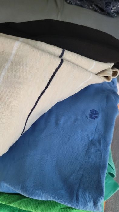 7x T-shirt polo, połówki r XXL