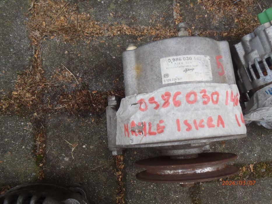 alternator koparka ciągnik agregat traktor maszyna budowlana widlak
