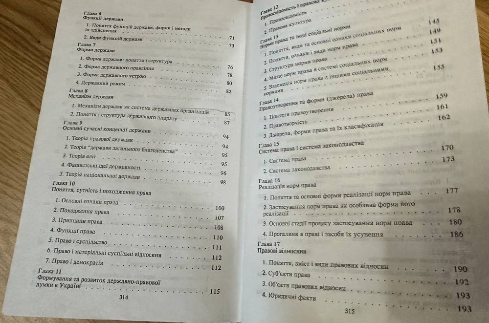 Загальна теорія держави і права, 2000 рік