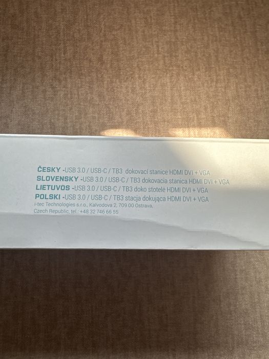 Stacja dokująca i-tec USB 3.0 / USB-C Dual Display Dock HDMI DVI + VGA