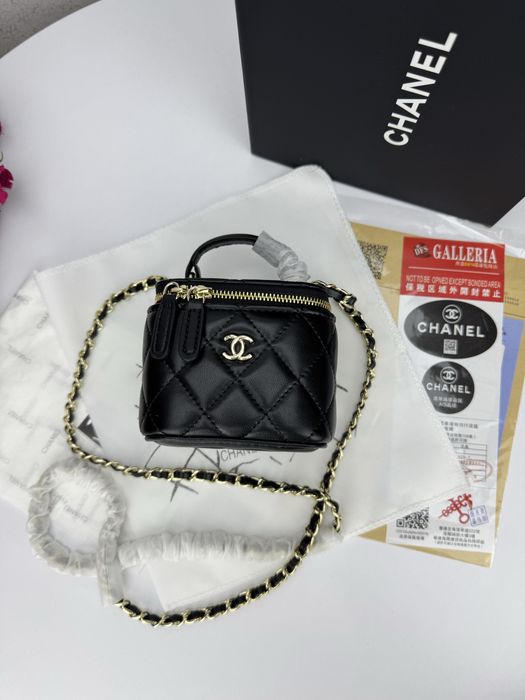 Сумка Chanel Mini чорна, біла