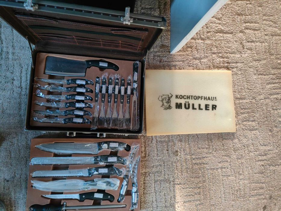 Zestaw noży i innych w zestawie