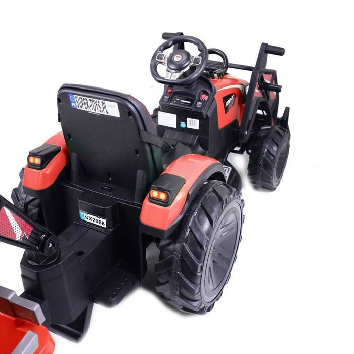 BAWIBUS.PL Auto na akumulator TRAKTOR Z ŁADOWARKĄ koparka przyczepa