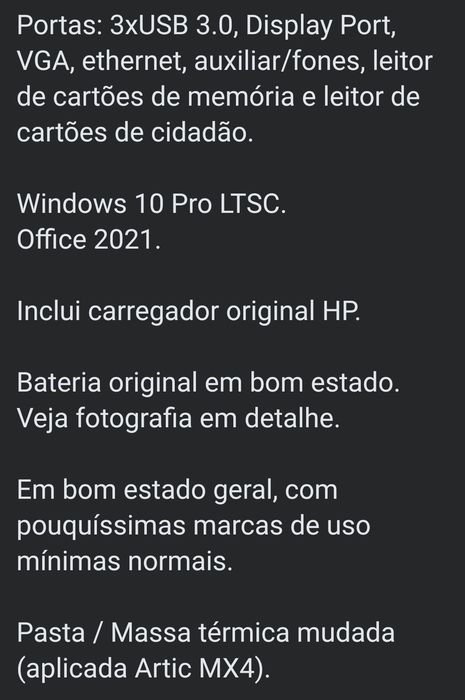 Portátil HP Folio Core I5