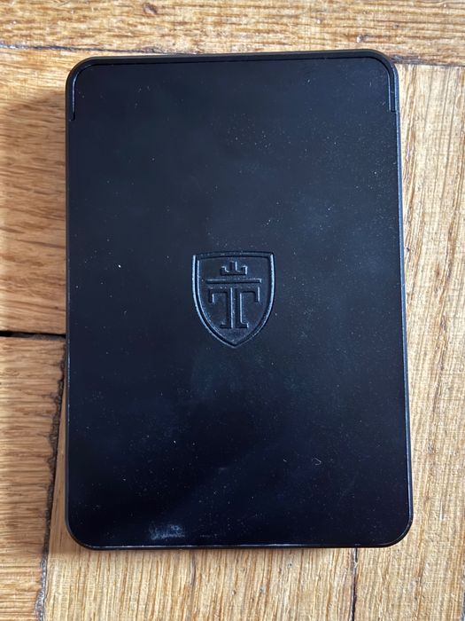 Travando etui na karty aluminium czarny