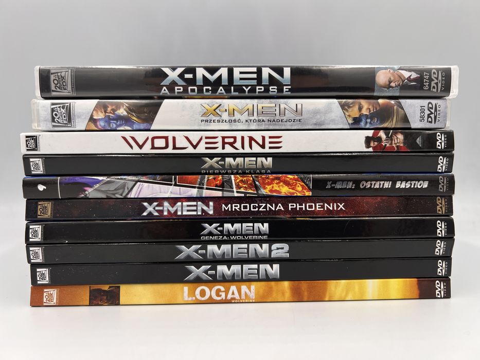 Seria X-Men・Mega Pakiet・10x film DVD