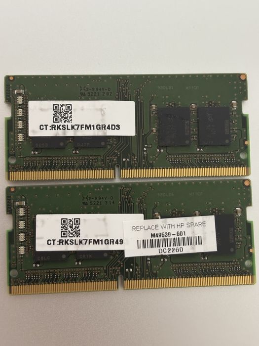 Оперативна пам'ять DDR4 16GB Micron /  3200MHz SO-DIMM для ноутбука