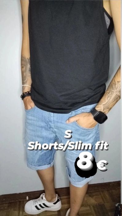 Vendo calções calças caps e outras coisas