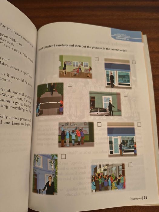 The Nothing Hill Spy Busters, mini livro de atividades inglês, compreensão escrita