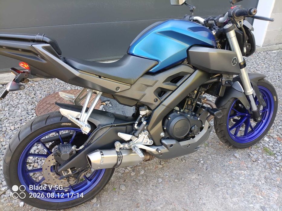 Yamaha MT-125 ABS 2014 | 30 tys. km | Serwisowana | Gmole | Pokrowiec Oxford | Stojaki