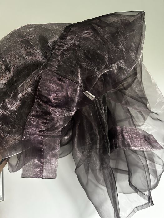 Firanka zasłonka zasłony tiul błyszczące na okno fiolet lila