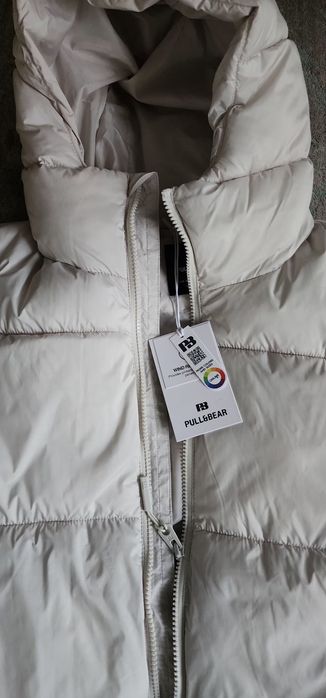 Куртка чоловіча єврозима сірого кольору від Pull&bear