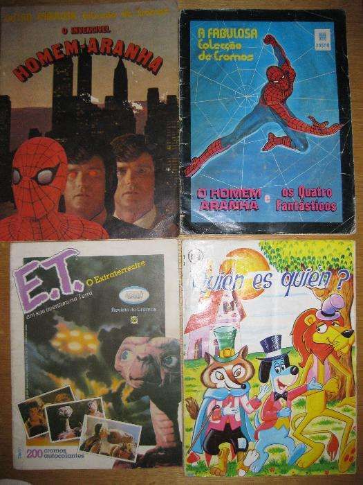 Cadernetas de cromos anos 80