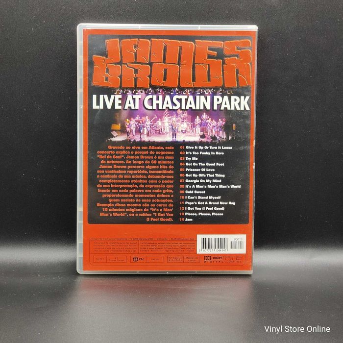 DVD Música - James Brown - Live At Chastain Park - Ref.MCLE