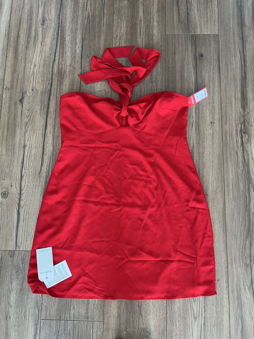Nowa sukienka Abercrombie &Fitch L 40 czerwona damska krótka