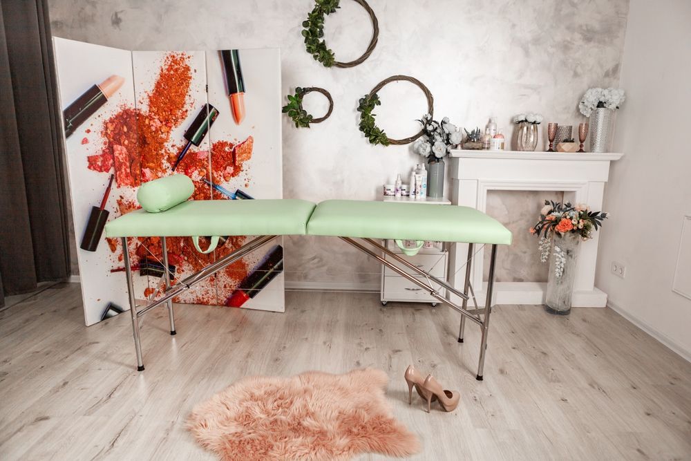 Масажний стіл Массажный стол Кушетка чемодан автомат Бровіст Косметоло