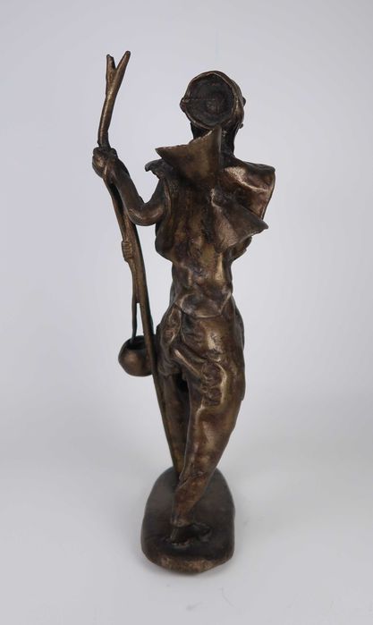 Escultura em bronze - Mendigo do Norte de África - 32 cm
