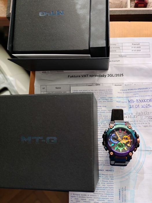 Casio G-Shock MTG MTG-B3000DN-1AER (świet. st. gwarancja)