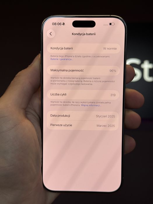 RATY 0% iPhone 16 Pro Max 256GB BATERIA 96% GWARANCJA 12 miesiecy!!!