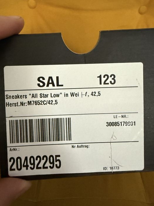 Buty tenisówki converse 42.5 białe nowe, mam paragon z gwarancją