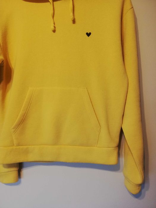 Bluza dziewczęca z kapturem żółta TOP SHOP rozm 34