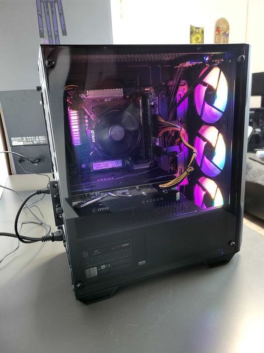 Komputer gamingowy do gier RX 5700 SSD M.2 Ryzen 2x8GB DDR4 GSkill