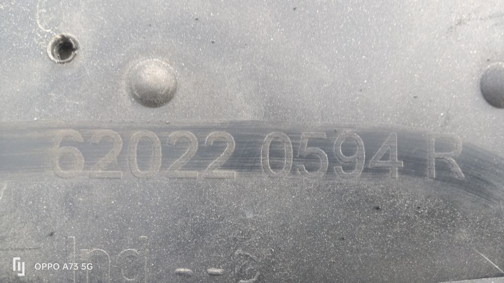 Parachoques Renault express para choques 2022