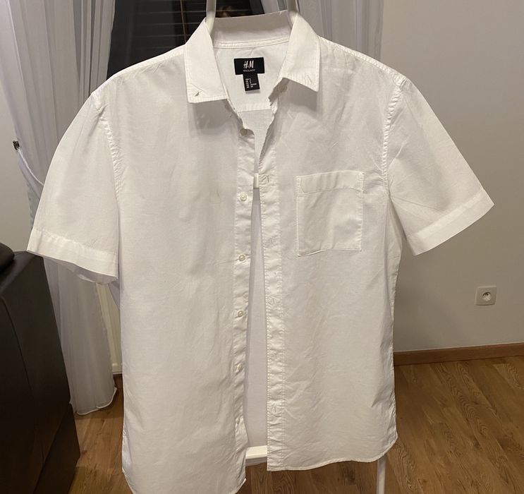 H&M koszula biała młodzieżowa