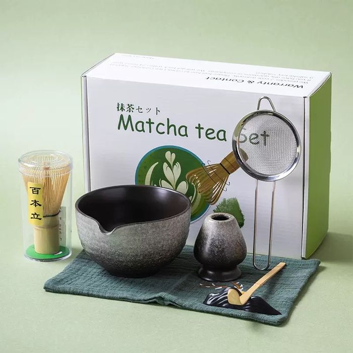 Набір посуду для Матчі, баночка для матчі нацумє