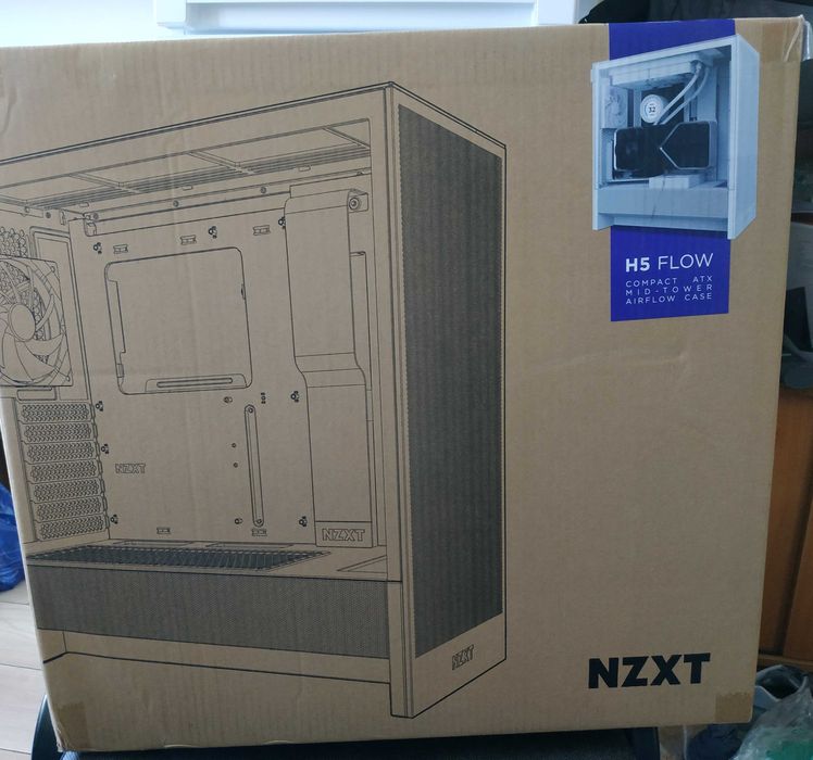 Obudowa komputerowa NZXT H5 Flow biała