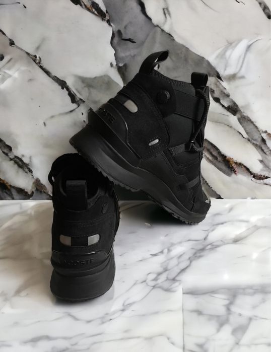 29 29.5 см 10.5 11 us 44 45 Lacoste run Breaker ботинки чоботи черные