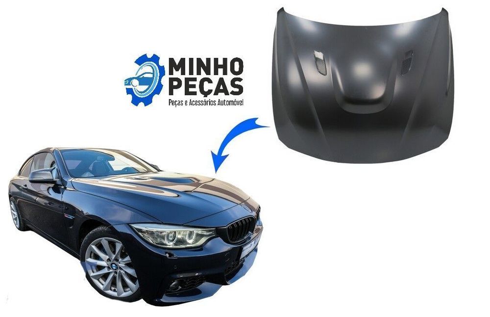 Capô BMW Série 3 (F30/F31/F35) Série 4 (F32 F33 F36) Look M3 M4 GTS