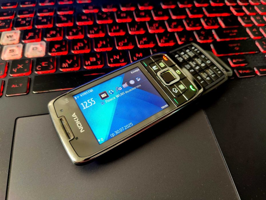 NOKIA E66 GREY STEEL ! Made in Finland ! Life Timer 413часов !