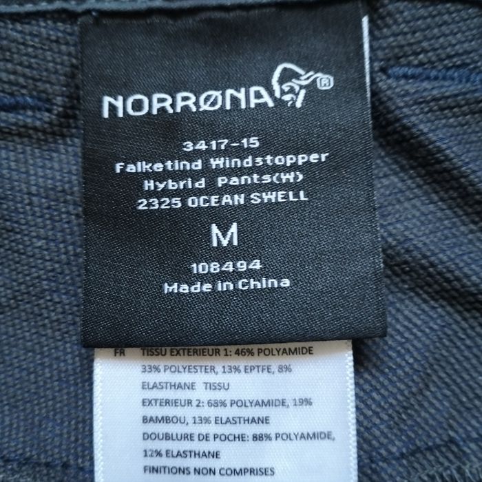 Norrona Falketind windstopper hybrid spodnie trekkingowe wodoodporne