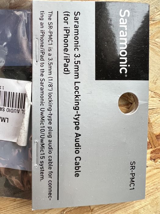 Saramonic SR-PMC 1  Kabel podłącz profesjony mikrofon do Iphone/ ipada