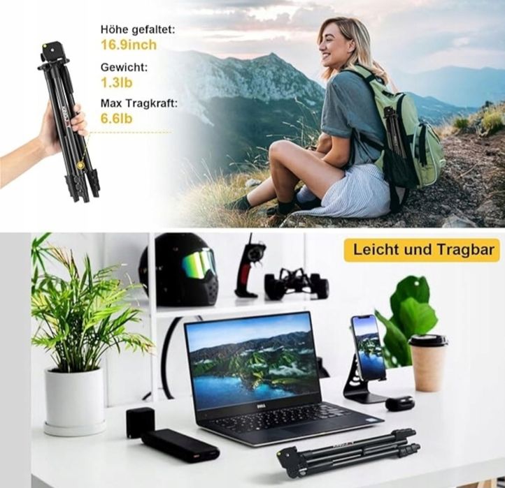 Statyw do aparatu KINGJOY 152 cm aluminiowy