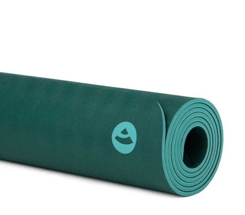 Килимок для йоги Bodhi Eco pro Diamond зелений 185x60x0.6 см