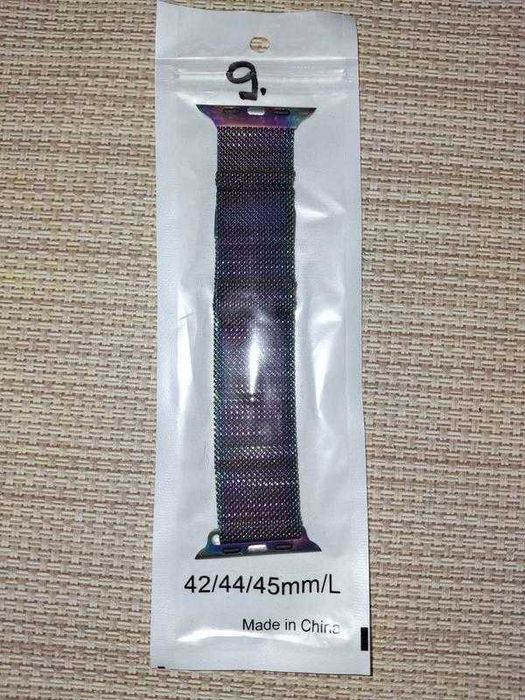 Ремінець для apple watch 42/44/45mm milanese loop band chameleon
