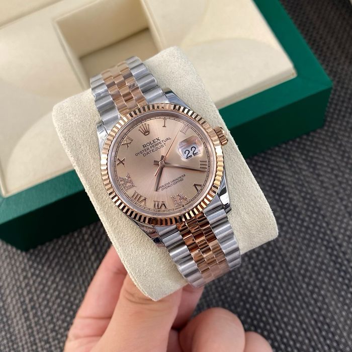 Rolex datejust oyster lady 36 mm годинник часы ролекс