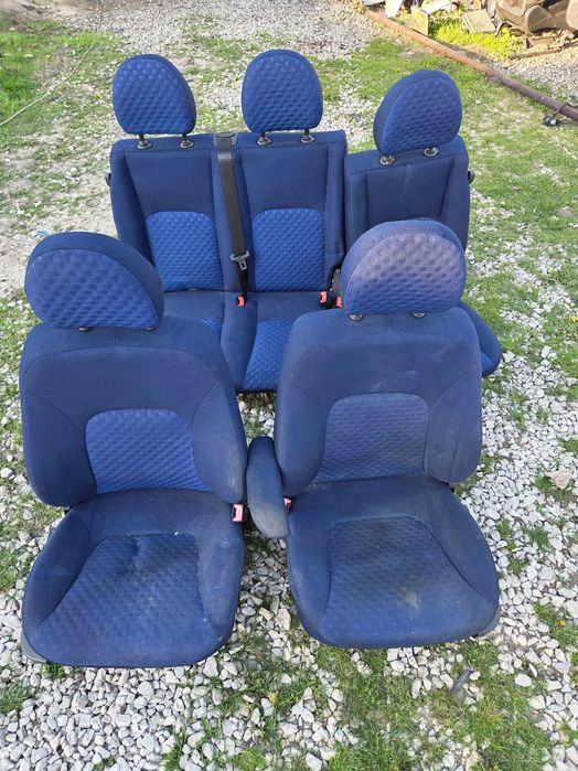 Fiat Doblo I 00-10 Malibu 5os. komplet foteli prawy lewy przód kanapa tył siedzisko podłokietnik
