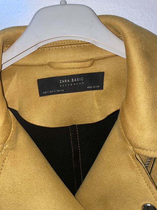 Casaco Biker amarelo torrado