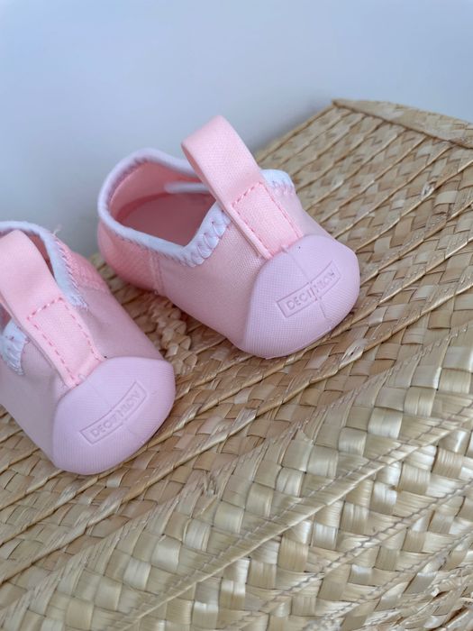 Slipper 100 pink white