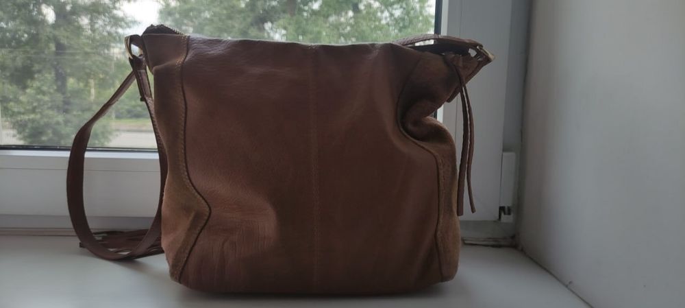 Шкіряна сумка з натуральної шкіри, сумка из натуральной кожи New Look