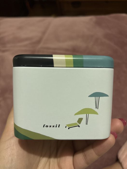 Caixa de relógio “Fossil” 30th anniversary de metal