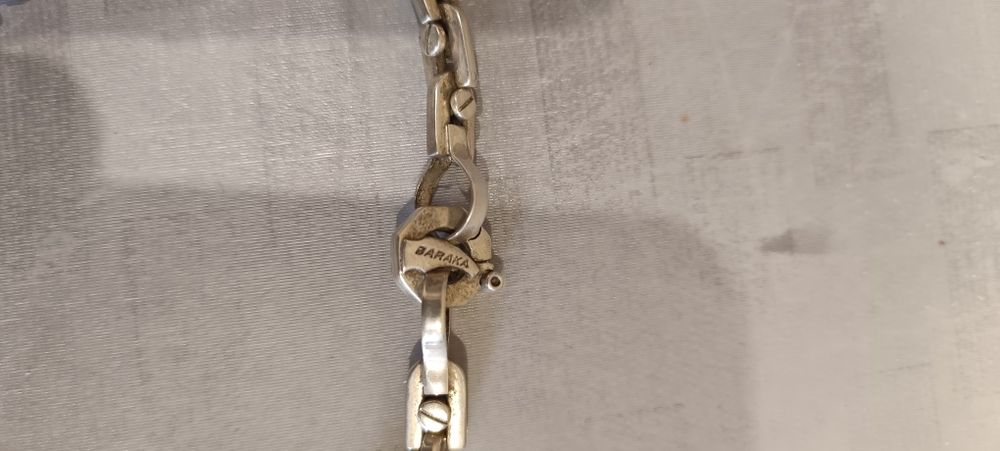 Серебряная цепочка с крестиком. 925 проба 129.35 грамм.