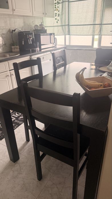 Mesa cozinha com 4 cadeiras