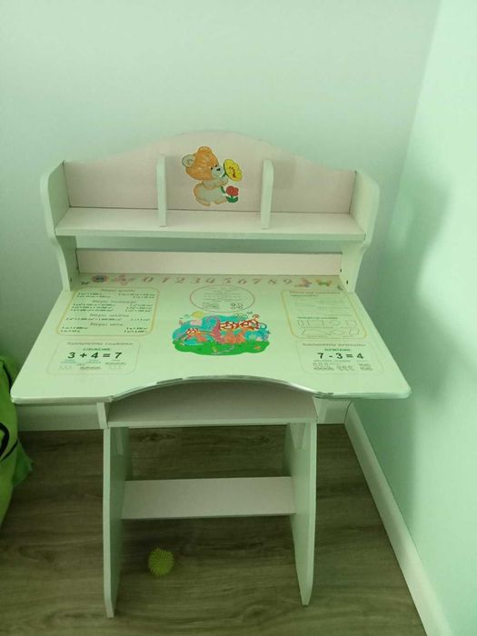 Стіл та стільчик 2-5 років / три положення розкладання / новий