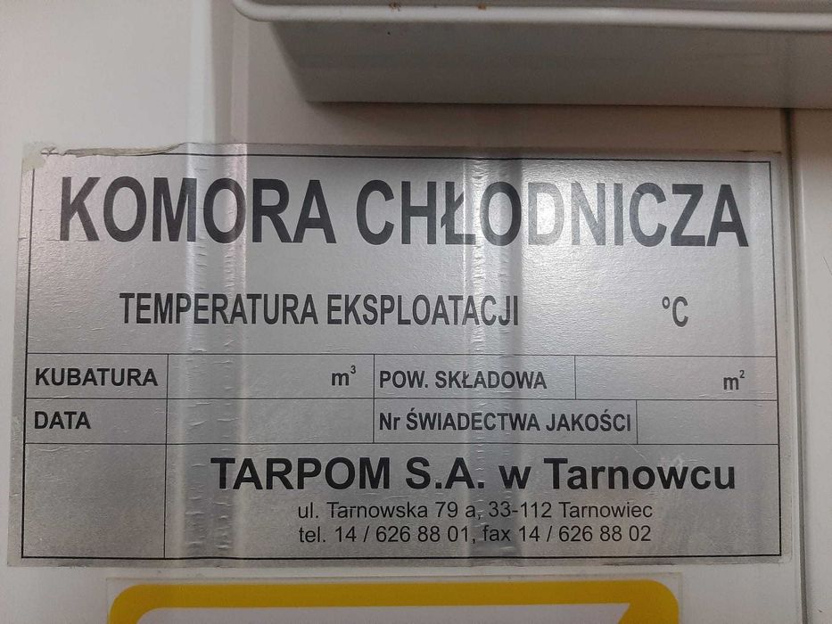 Komora chłodnicza