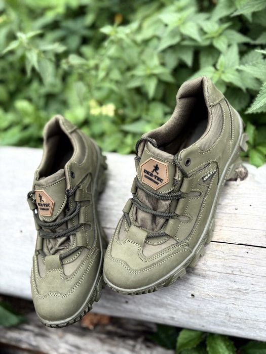 Тактичні кросівки шкіряні UT Скіф 36-46р Унісекс Койот олива чорний